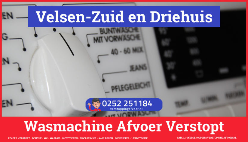 wasmachine afvoer ontstoppen Velsen-Zuid en Driehuis rioolservice afvoer ontstoppen wasmachine in Velsen-Zuid en Driehuis
